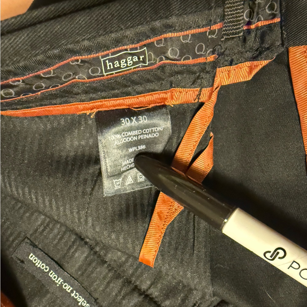 ✨ Haggar Men’s Black Uniform Pants - Picture 6 of 8